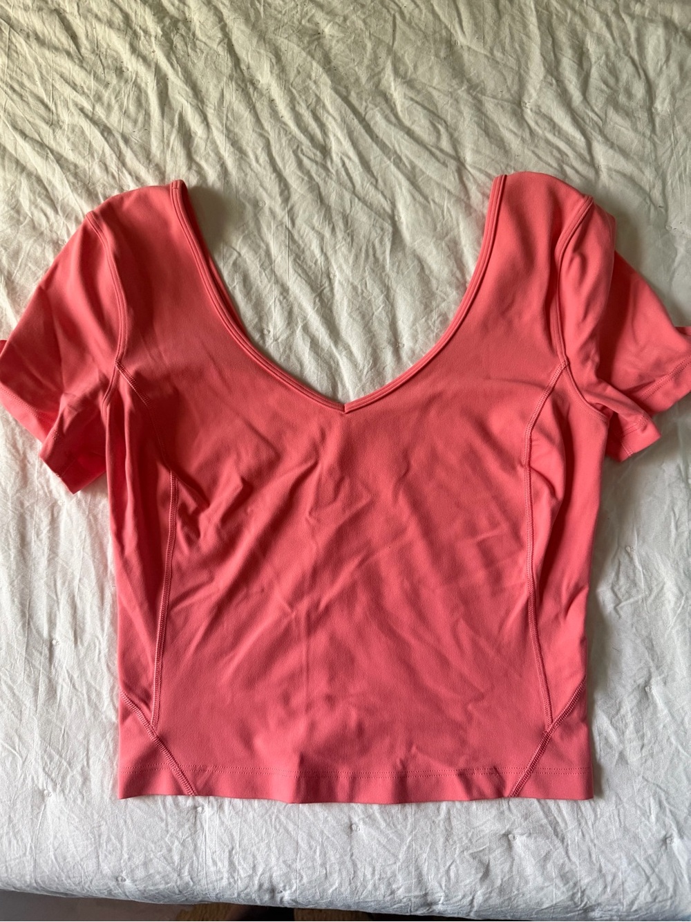 Lululemon Align T-shirt  Raspberry Cream Size 4